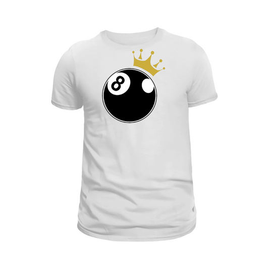 Tee - 8 Ball  - White